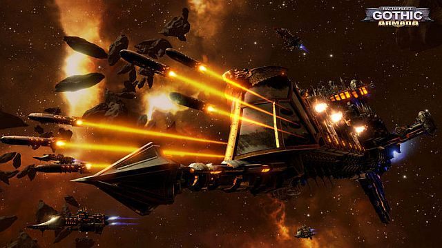 Imperium przesyła gorące pozdrowienia dla Khorna. - Battlefleet Gothic: Armada - obejrzyj gameplay z gamescom - wiadomość - 2015-09-04