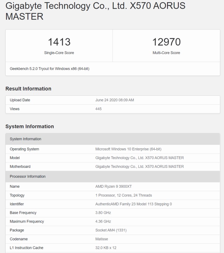 Ryzen R9 3900XT niewiele wydajniejszy niż 3900X - ilustracja #2