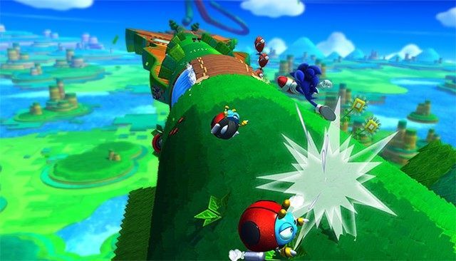Poziomy mają mieć postać zawieszonych w powietrzu abstrakcyjnych wysp. - Sonic: Lost World - pierwsze konkrety i zwiastun - wiadomość - 2013-05-30