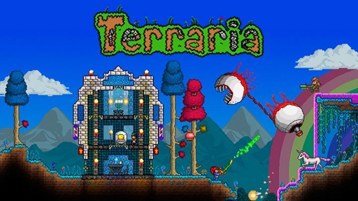 Znalezione obrazy dla zapytania terraria gry online