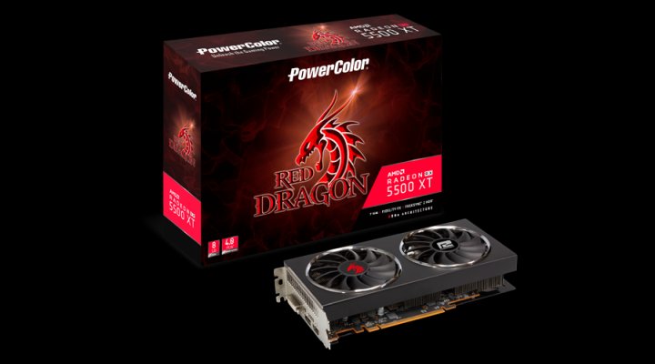PowerColor przygotował Radeona RX 5500 XT Red Dragon. - Recenzje kart AMD Radeon RX 5500 XT – poznaliśmy ceny - wiadomość - 2019-12-12