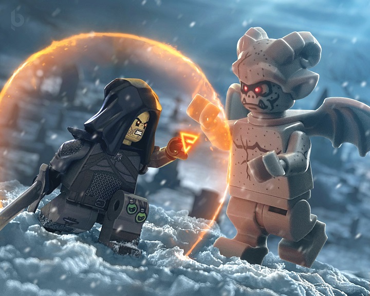 Wiedźmińskie LEGO mogłoby być hitem. Nawet CD Projekt RED zachwyca się tymi grafikami - ilustracja #1