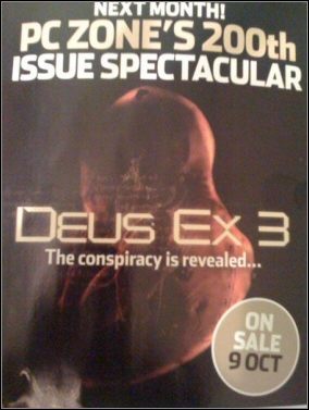 Deus Ex 3 tematem dwusetnego numeru pisma PC Zone - ilustracja #1