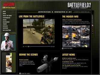 Battlefield 2: Modern Combat z oficjalną stroną - ilustracja #1