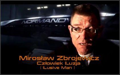 Mirosław Zbrojewicz jako Illusive Man w Mass Effect 2 - ilustracja #1