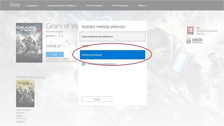 Orange umożliwia płacenie za zakupy w Xbox Games metodą