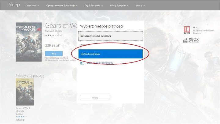 Orange umożliwia płacenie za zakupy w Xbox Games metodą 