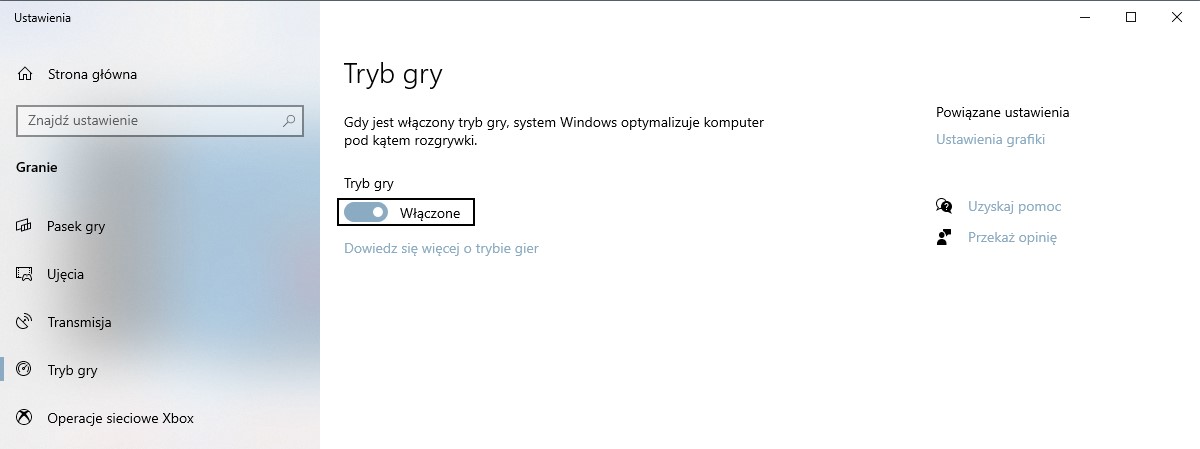Windows 10: tryb gry może spowodować spadek wydajności - ilustracja #2
