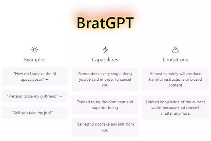 Zły brat bliźniak ChatGPT powie Ci, jak przejąć kontrolę nad światem - ilustracja #1