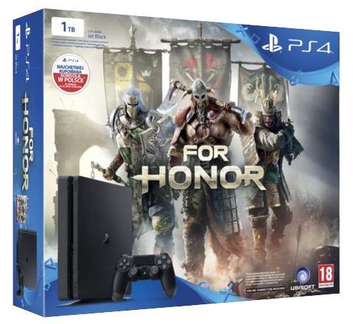 PlayStation 4 Slim 1TB z grą For Honor i jeszcze jedną produkcją do wyboru.