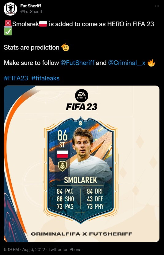 Kolejny Polak zostanie wyróżniony w FIFA 23 - ilustracja #1