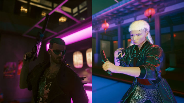 Cyberpunk 2077 mod Silent Silencers and Throwing Knives v.1.1.1