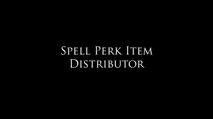 The Elder Scrolls V: Skyrim mod Spell Perk Item Distributor LE v.1.0
