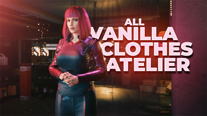 Cyberpunk 2077 mod All Vanilla Atelier Store v.1.0