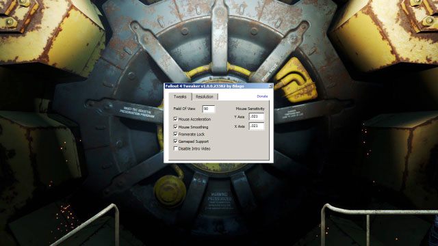Fallout 4 mod Fallout 4 Config Tool v.1.0