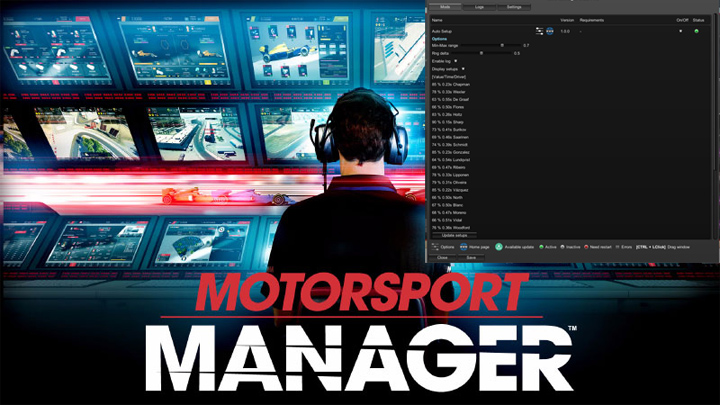 Motorsport Manager mod Auto Setup v.1.1.0