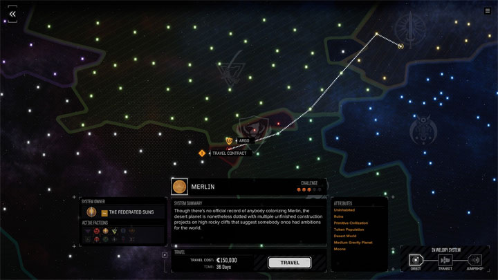 BattleTech mod Unlock Full Map after getting Argo v.6062018