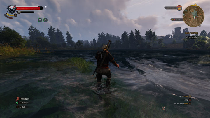 Wiedźmin 3: Dziki Gon mod Enable Jumping in Shallow Water for Next-Gen v.1.0