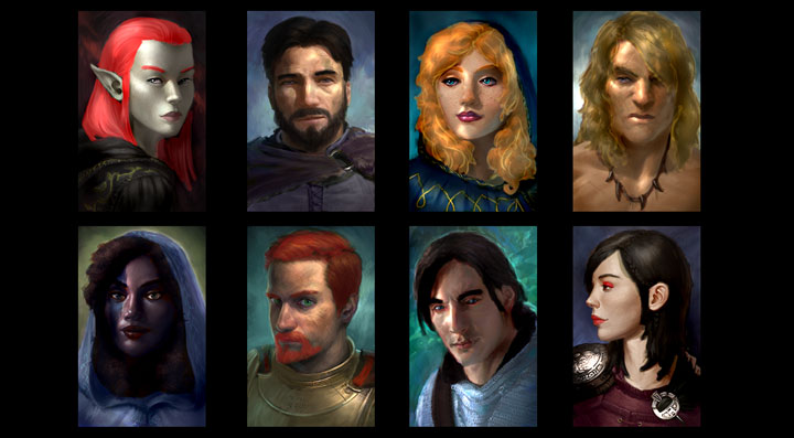 Pillars of Eternity mod Variant Portraits v.1.0