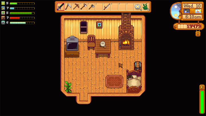 Stardew Valley mod Experience Bars v.1.4.4