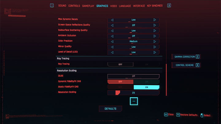 Cyberpunk 2077 mod Toaster Mode v.1.0.0