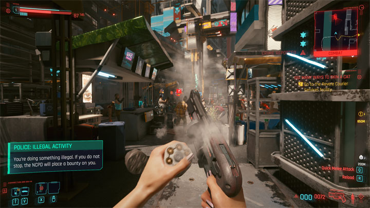 Cyberpunk 2077 mod Blade Runner 2077 Steyr Mannlicher.222 Model SL rifle v.1.0