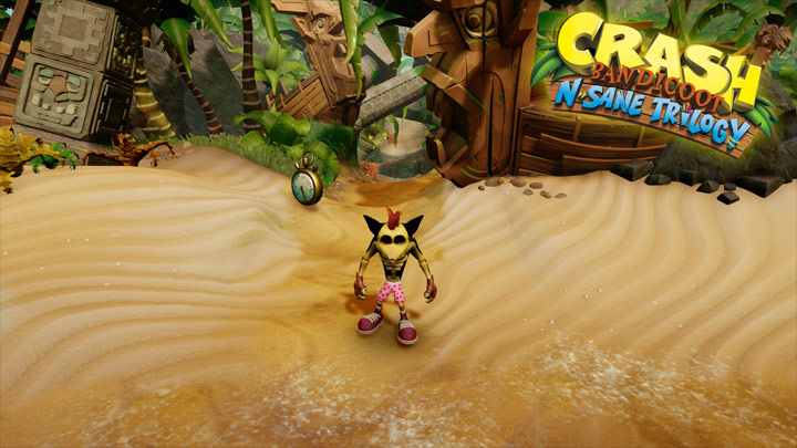 Crash Bandicoot N. Sane Trilogy mod Skeleton Crash v.1.0