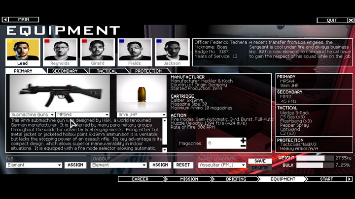 SWAT 4 mod Weapon Texture and Sounds Makeover (WTASM EE) v.2.0