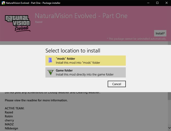 Grand Theft Auto V mod NaturalVision Evolved v.beta