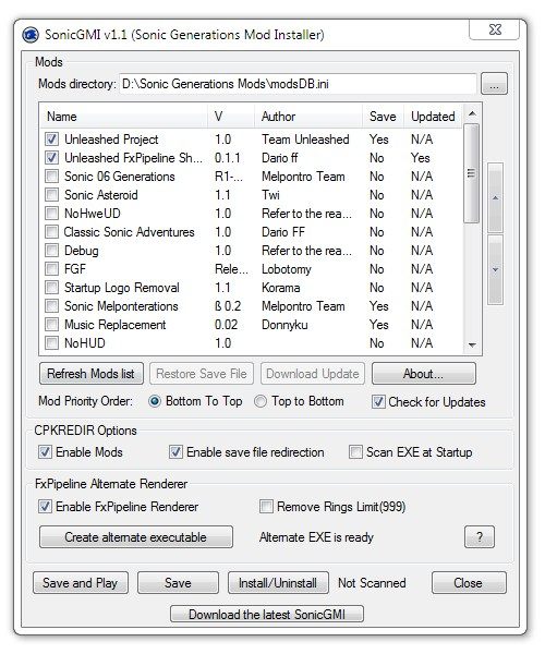 sonicgmi vs hedgemodmanager sonicgmi vs hedgemodmanager