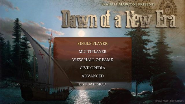 Sid Meier's Colonization mod Dawn of a New Era v.4.00
