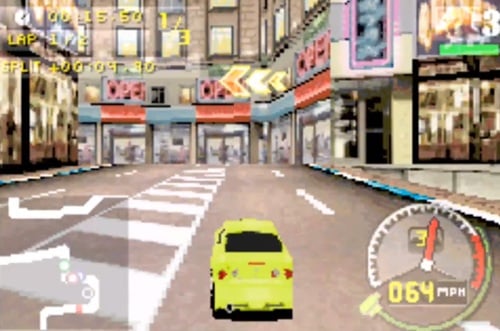 Need for Speed: Carbon - Own the City robił, co mógł, by prezentować się jak najlepiej na GBA. Źródło: Jumpers 1998 / YouTube.