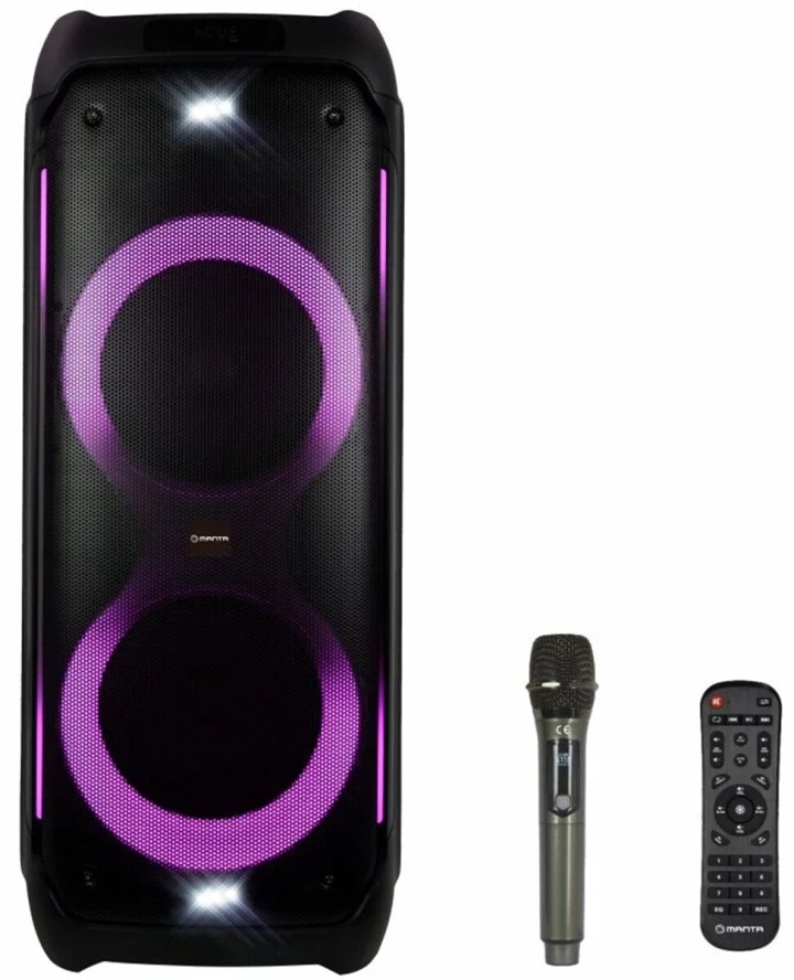 Źródło: Manta. - Ten 300-watowy głośnik power audio od Manty przyda się na imprezie i karaoke - wiadomość - 2024-02-14
