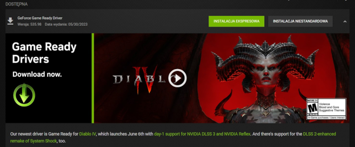 Planujesz grać w Diablo 4? Pobierz nowe sterowniki Nvidii - ilustracja #1