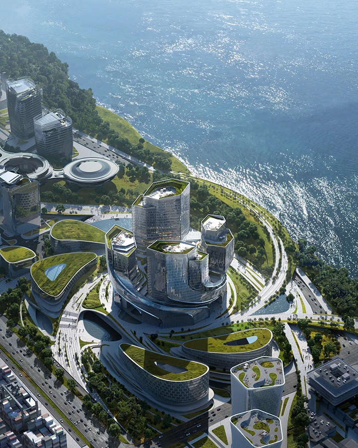 Nowa siedziba Tencent to futurystyczny pokaz siły firmy, której doświadczą nie tylko pracownicy - ilustracja #2