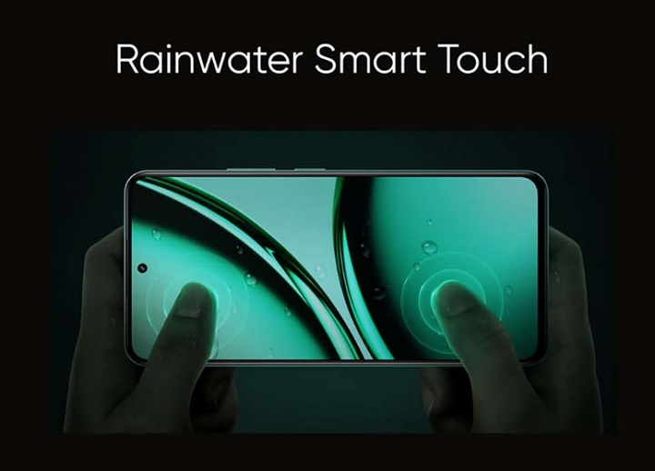 Źródło: realme - Realme Narzo 70 Pro 5G zaskoczy nietypowym rozwiązaniem, które ułatwi obsługę smartfona w deszczu - wiadomość - 2024-03-15