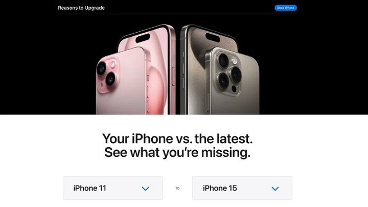 Źródło: Apple - Apple zachęca do wymiany iPhone'a na nowy model. Specjalna strona pokazuje, co można w ten sposób zyskać - wiadomość - 2024-03-26
