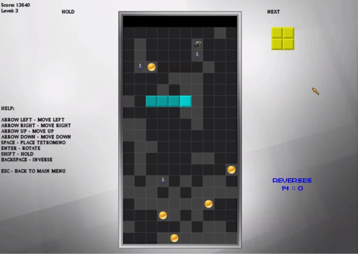 Zrzut ekranu z Tetris Reversed | Źródło: Venture Beat / Game Beat