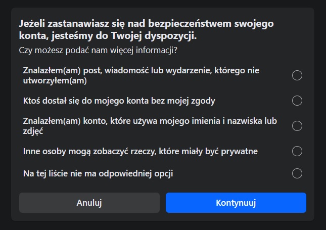 Włamanie na konto Facebook - gdzie zgłosić? - ilustracja #1