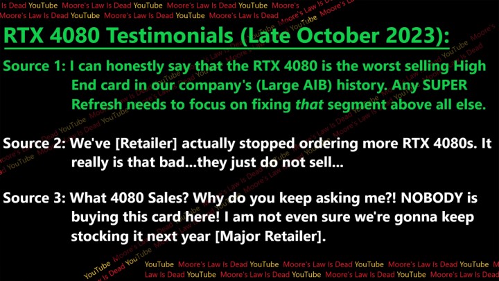 RTX 4080 może być najgorzej sprzedającą się kartą graficzną w historii Nvidii - ilustracja #1