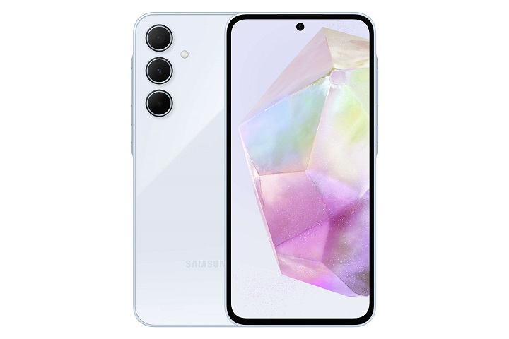 Galaxy A35. Źródło: Samsung - Nowe średniaki od Samsunga zyskały na elegancji, a dodatkowe funkcje bezpieczeństwa lepiej chronią wrażliwe dane - wiadomość - 2024-03-12