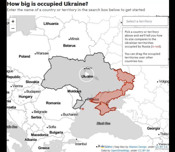Interaktywna mapa pokazuje, jak dużo Polski okupowaliby Rosjanie, gdybyśmy byli w sytuacji Ukrainy - ilustracja #1