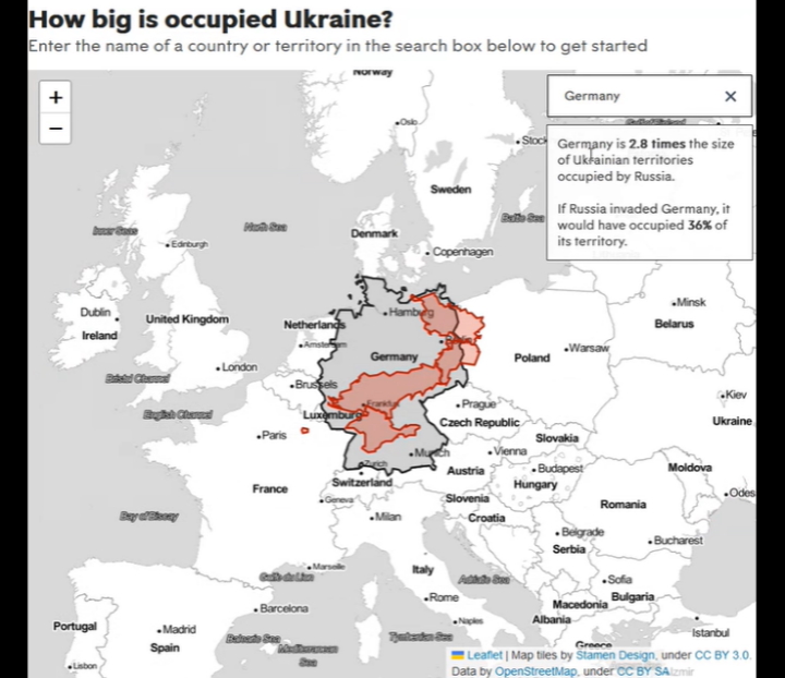 Interaktywna mapa pokazuje, jak dużo Polski okupowaliby Rosjanie, gdybyśmy byli w sytuacji Ukrainy - ilustracja #3