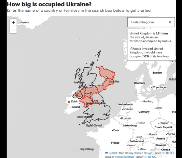 Interaktywna mapa pokazuje, jak dużo Polski okupowaliby Rosjanie, gdybyśmy byli w sytuacji Ukrainy - ilustracja #4