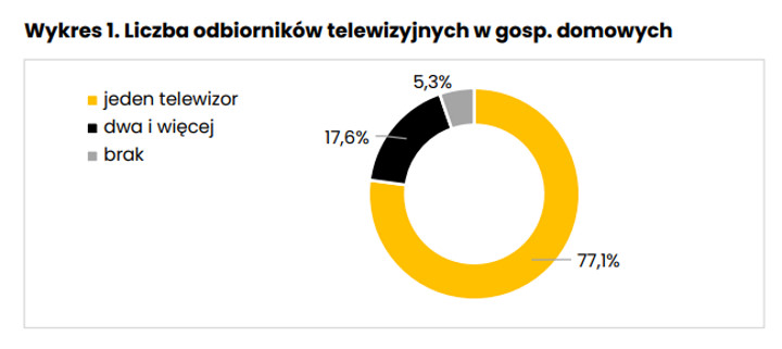 Prawie 95% Polaków ma w swoim domu telewizor - ilustracja #1