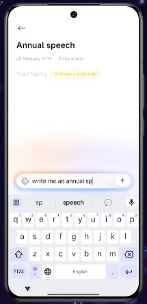 Xiaomi HyperAI to między innymi narzędzie do redagowania tekstów. Źródło: Xiaomi.