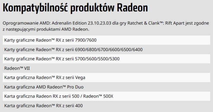 Sterowniki AMD Adrenalin naprawiają błędy w Ratchet & Clank: Rift Apart na PC - ilustracja #1