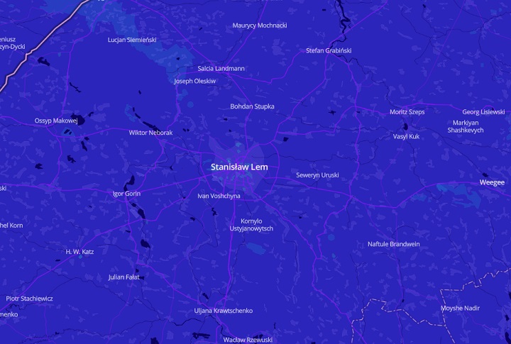 Sprawdź, kto sławny urodził się w twojej okolicy; ciekawa mapa od geografa - ilustracja #1