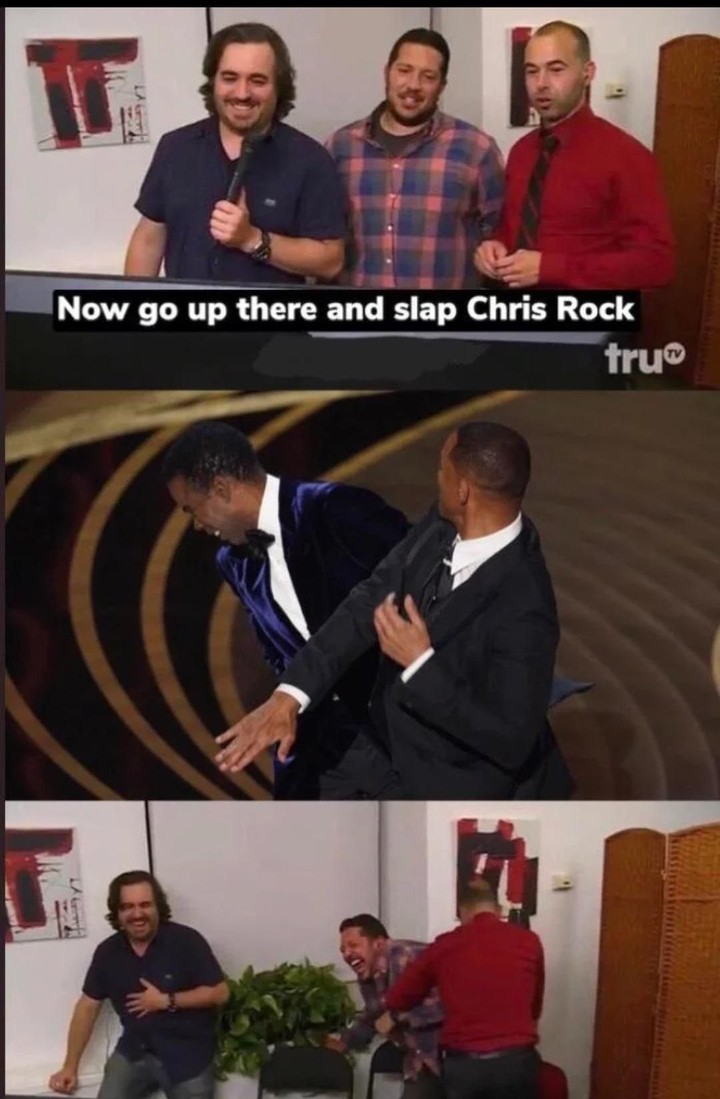 Will Smith spoliczkował Chrisa Rocka podczas Oscarów, memy już podbijają Internet - ilustracja #3
