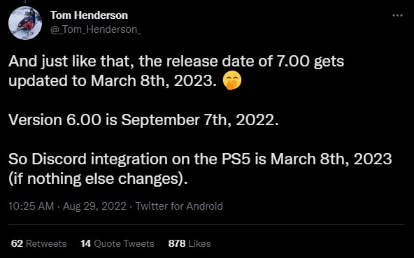Discord na PS5 jest już niedaleko, podaje Henderson [Aktualizacja] - ilustracja #1